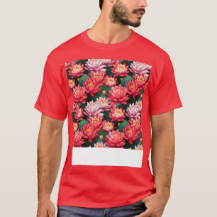 Serenity Blooms Timeless Lotus Flower Pattern 14 T-Shirt