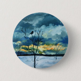 "Serenity" by Hilary J England 6 Cm Round Badge