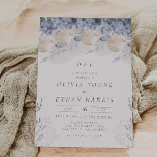 Serenity by the Sea Wedding Invitation