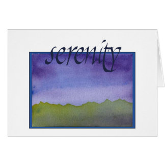 Serenity Card