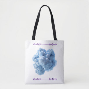 Serenity Cloud Graphic Tee - Peaceful Vibes tshart Tote Bag