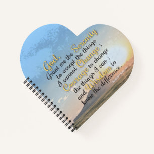 Serenity, Courage and Wisdom Notebook