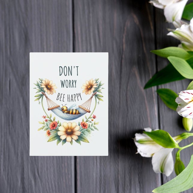 Serenity in Bloom - Bee & Daisy Harmony Postcard (Creator Uploaded)