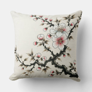 Serenity in Bloom – Cherry Blossom Branch Cushion