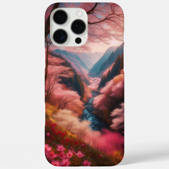Serenity in Bloom: Japanese Cherry Blossoms Case-Mate iPhone Case (Back)