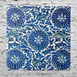 Serenity in Blue: Chinese Floral Tile Art<br><div class="desc">Turn your space into a soulful retreat with this Chinese Ornament Blue Floral Tile. Its elegant pattern and soothing tones offer instant calm,  cultural charm,  and timeless style. A true conversation piece for those who live artfully and love beautifully.</div>
