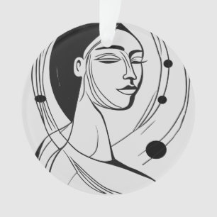 Serenity in Lines: Contemporary Minimalism Ornament