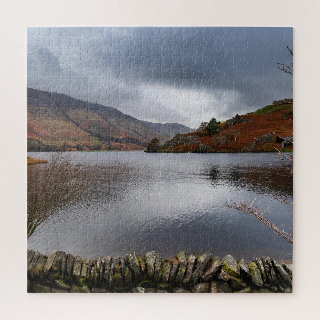 Serenity in Pieces Lakeside Landscape Jigsaw Puzzle (Vertical)