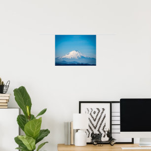 Serenity in Sight: Mount Fuji from Kamakura Beach Poster
