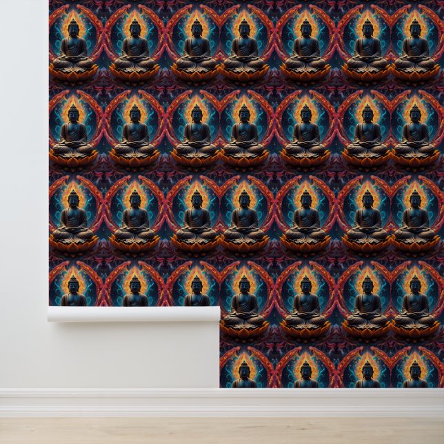 Serenity in Stillness: Classic Buddha Wallpaper (Application)