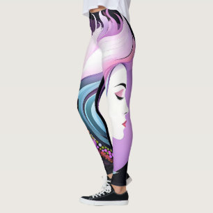 "Serenity in Style" Women's Beauty Leggings