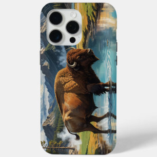 Serenity in the Wild - Buffalo iPhone 15 Pro Max Case