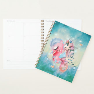Serenity Mermaid- Keep calm and swim on Planner