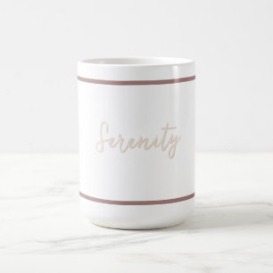 Serenity Minimalist Mutted  Coffee Mug