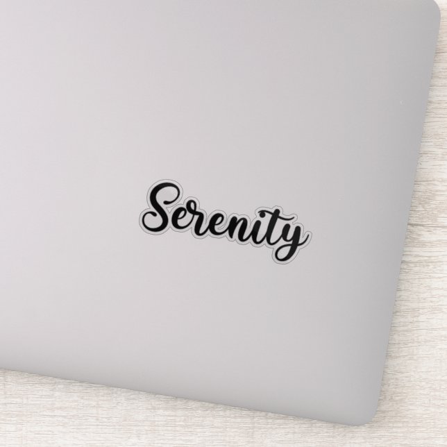 Serenity Name - Handwritten Calligraphy (Detail)