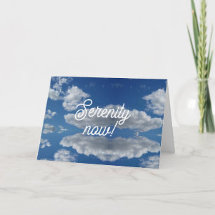 Serenity now! holiday card