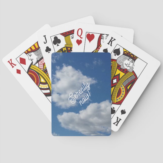 Serenity now! playing cards (Back)