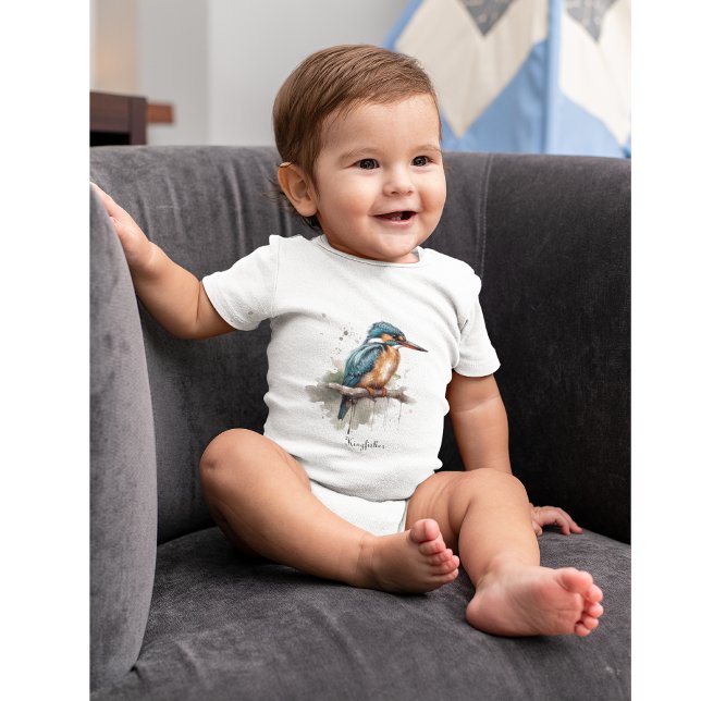 Serenity of the Kingfisher Baby Bodysuit (Creator Uploaded)