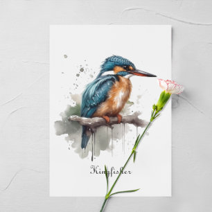 Serenity of the Kingfisher Postcard