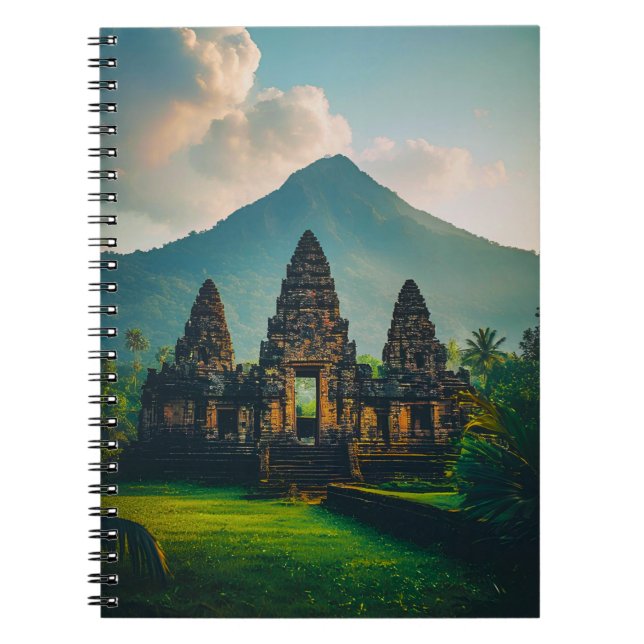 Serenity of the Sacred Temple Notebook (Front)