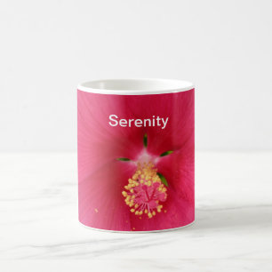 Serenity Pink Hibiscus Coffee Mug