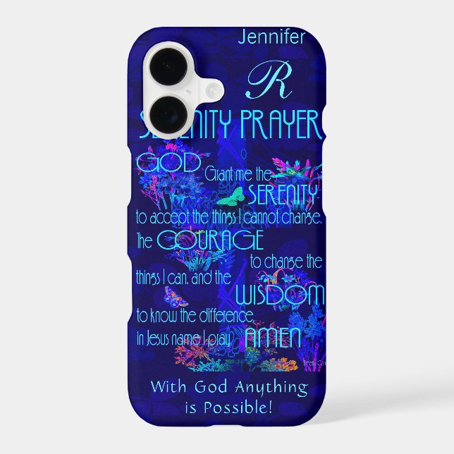 Serenity Prayer (Back)