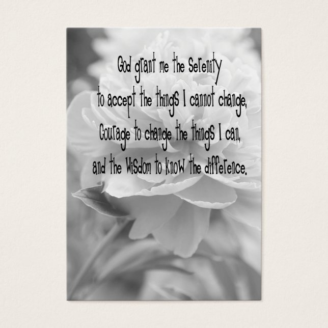 Serenity Prayer (Front)
