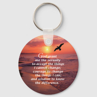 Serenity Prayer 3 Key Ring