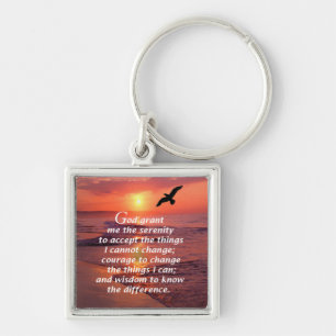 Serenity Prayer 3 Key Ring