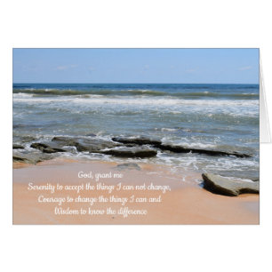 Serenity Prayer at the Beach