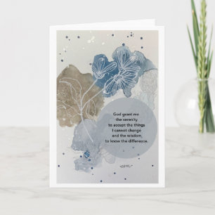 Serenity Prayer Card