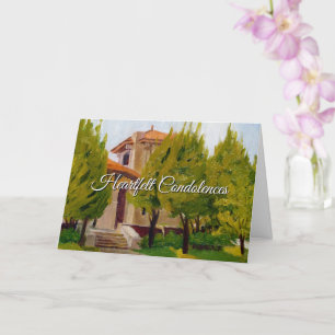 Serenity Prayer Card in Orange Green Yellow Blue