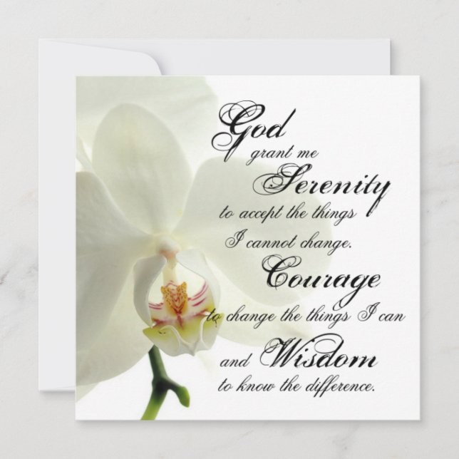 Serenity Prayer Cards (Front)