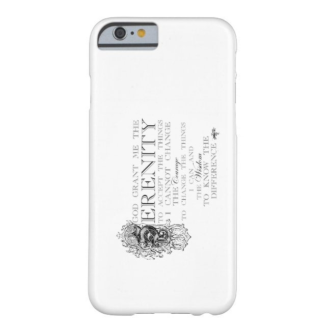 Serenity Prayer Case-Mate iPhone Case (Back)