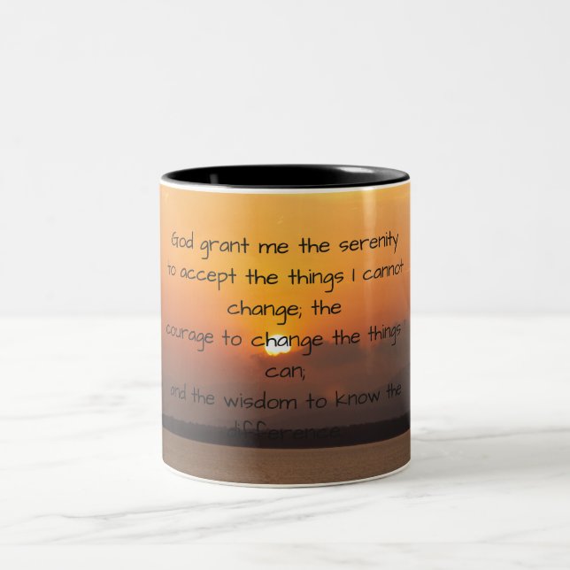 Serenity Prayer Coffee Mug (Center)