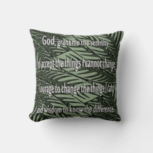 Serenity Prayer Cushion