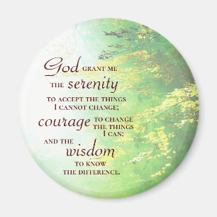 Serenity Prayer, Forest Magnet