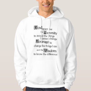 Serenity Prayer - God Grant me the Serenity, Coura Hoodie