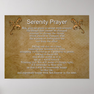 Serenity Prayer II -- Art Print