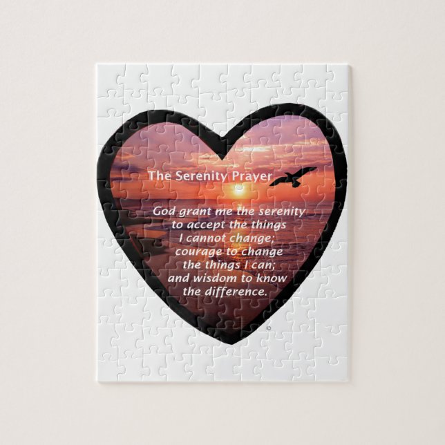 Serenity Prayer Jigsaw Puzzle (Vertical)