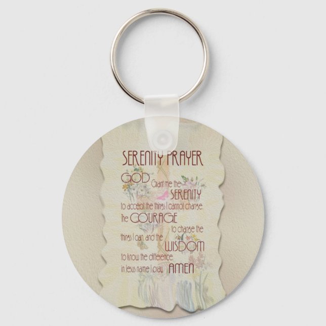 Serenity prayer key ring (Front)