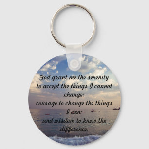 Serenity Prayer Key Ring
