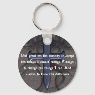 Serenity Prayer Key Ring