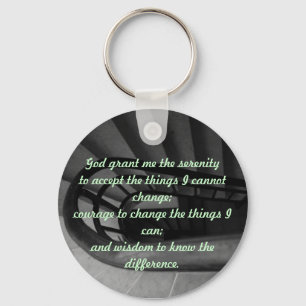 Serenity Prayer Key Ring
