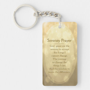 Serenity Prayer Key Ring
