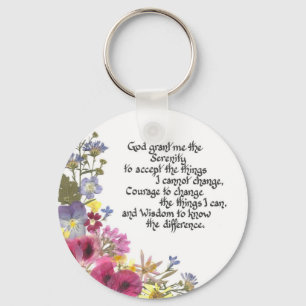 Serenity Prayer Key Ring