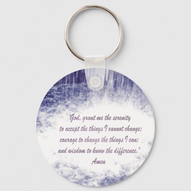 Serenity Prayer keychain (Front)