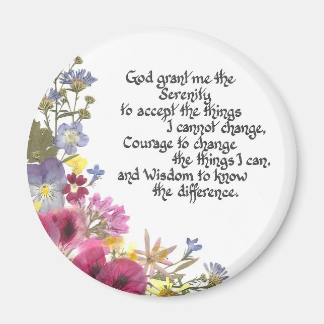 Serenity Prayer Magnet (Front)