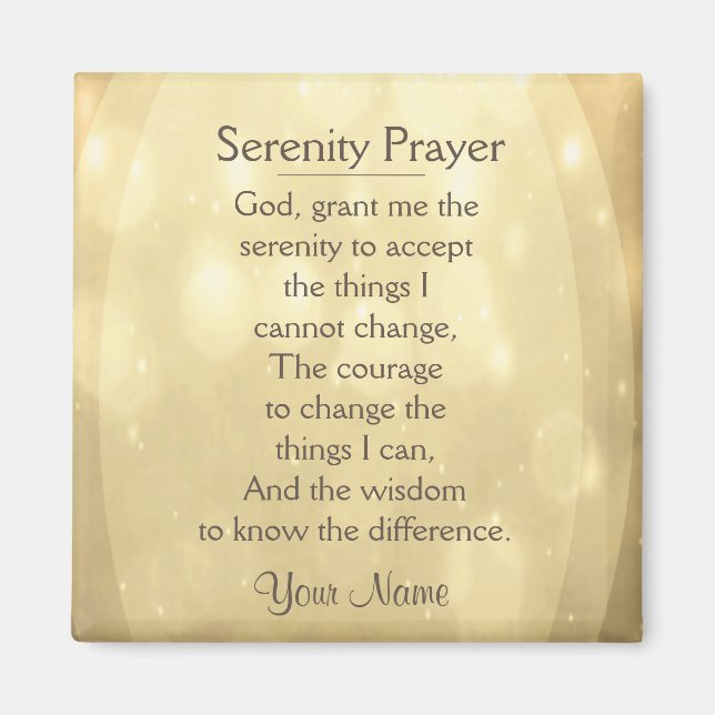 Serenity Prayer Magnet (Front)