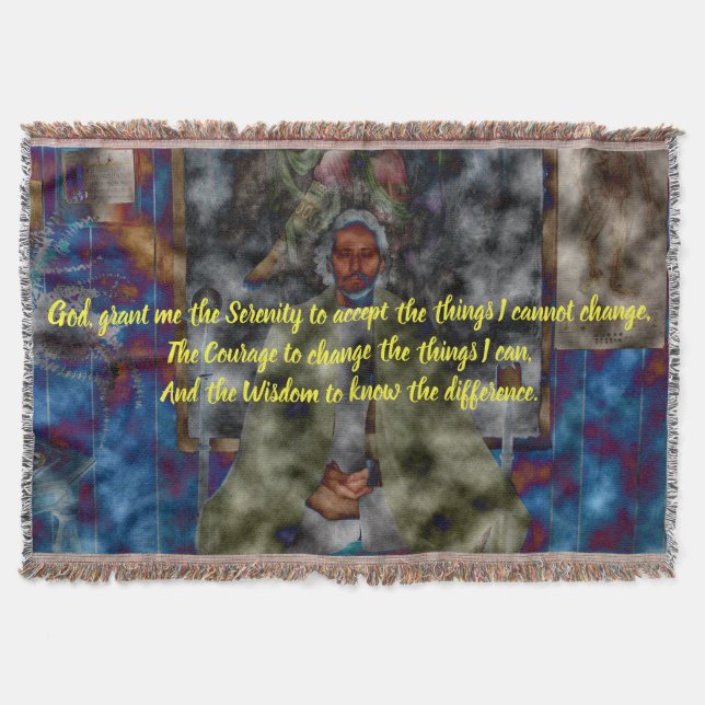 Serenity Prayer - Meditation Blanket (Front)